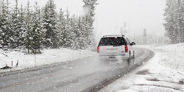 Winter driving, snow tires